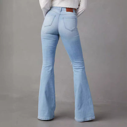 Temperament Wide-leg Jeans