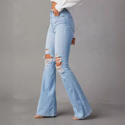 Temperament Wide-leg Jeans